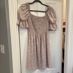 Floral Puff Sleeve Dress